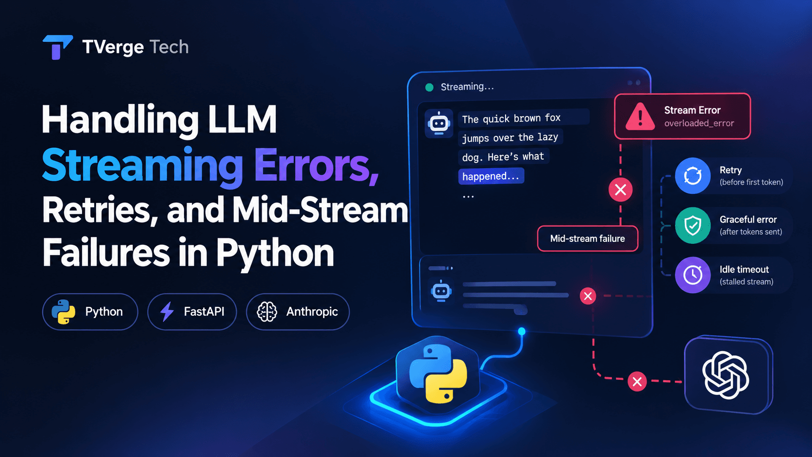 LLM Streaming Error Handling in Python: Retries & Failures