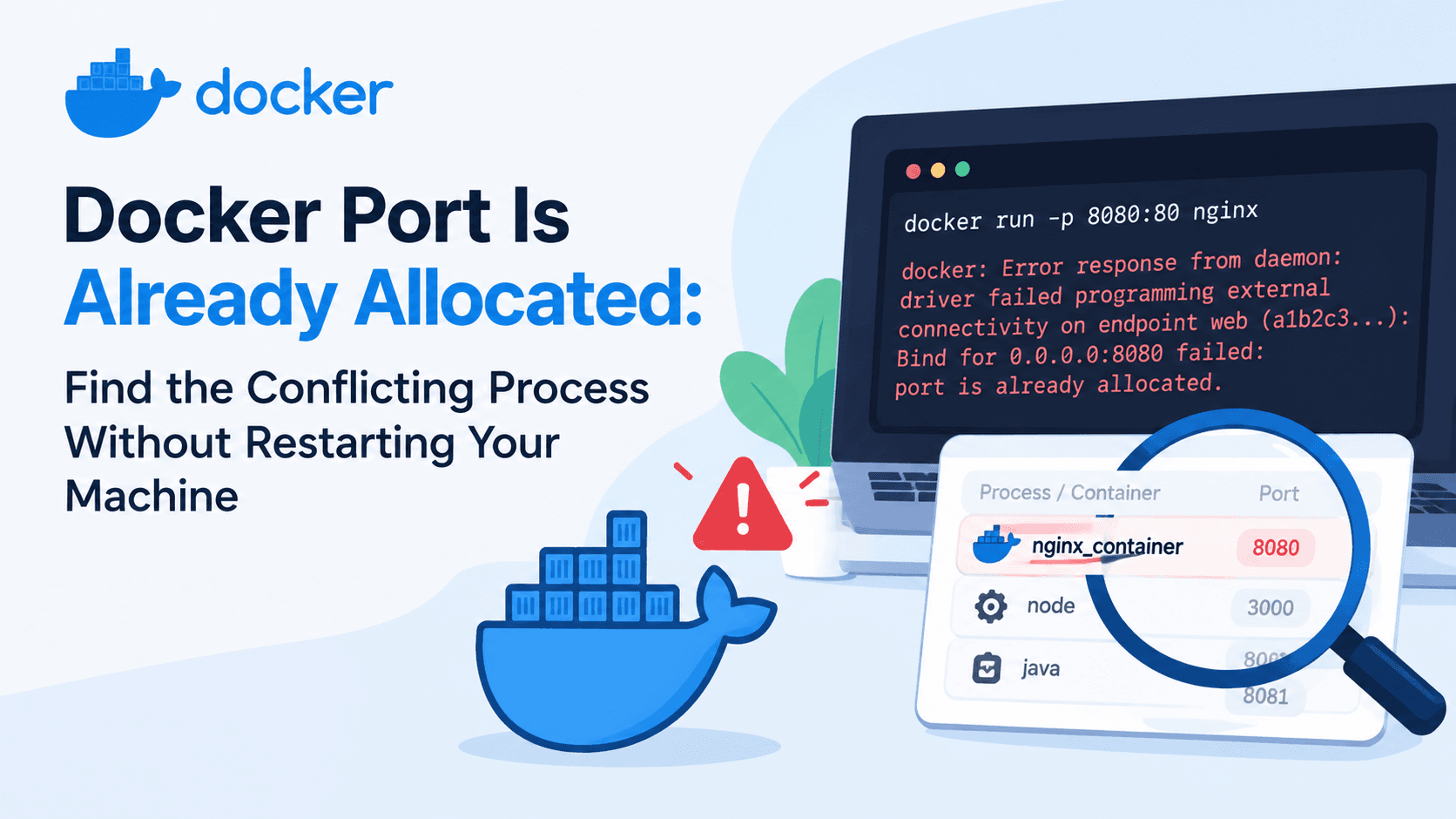 Docker Port Is Already Allocated: Fix It Without a Reboot