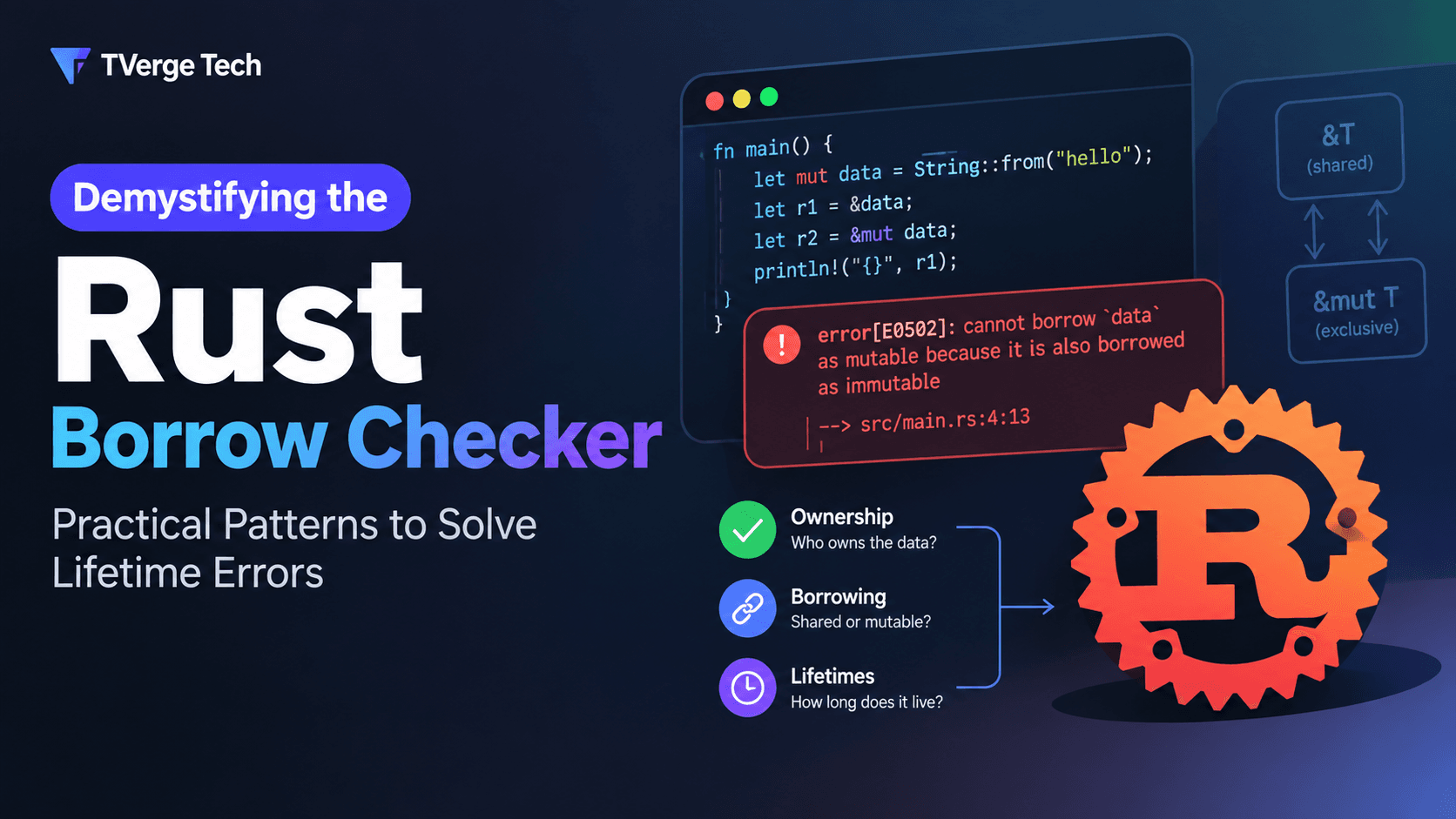 Demystifying the Rust Borrow Checker: Fix Lifetime Errors Fast
